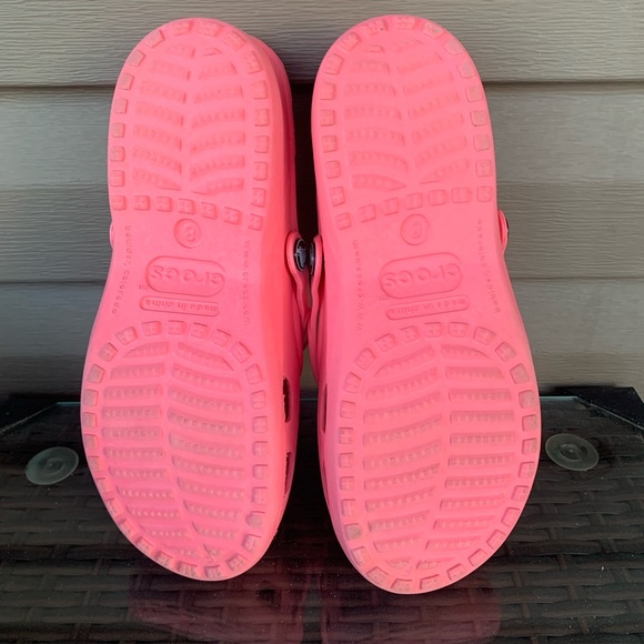 COPY - Crocs Karin Womens Size 8 Pink Slip on Mary Jane Comfort Sandals EUC - Picture 7 of 8